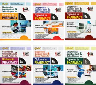 Gold Chapter Wise Question Bank & Solved Papers For Diploma In Pharmacy (D.Pharma) Second Year, English Edition, (Complete Set Of 6 Books). As Per ER 2020 PCI Syllabus (GBDPE_2_New)