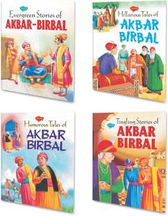 Evergreen Stories Of Akbar-Birbal, Hilarious Tales Of Akbar Birbal, Humorous Tales Of Akbar Birbal And Tingling Stories Of Akbar Birbal Books For Kids : Akbar-Birbal Stories For Kids, Fun-Interesting Kids Story Books, Timeless Classics Stories Book For Kids | Combo Of 4 Kids Story Books