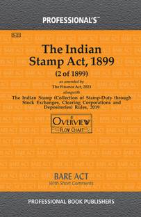 Indian Stamp Act, 1899 As Amended By Finance Act, 2023