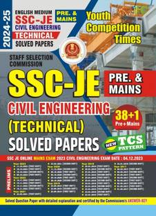 SSC-JE CIVIL Technical (English Medium)Pre.& Mains2024-25