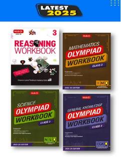 Mtg National Science Olympiad (NSO) , International Mathematics Olympiad (IMO), Inter. G.K. Olympiad (IGKO) & Reasoning Work Book -Class 3rd ( Combo Pack-Set Of 4 Books)-Edition-2025-26
