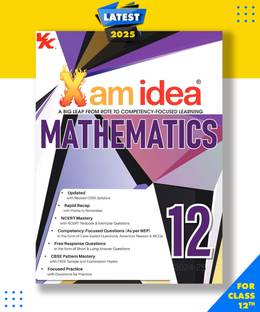 Xam Idea Mathematics Class 12 Book| CBSE Board| Chapterwise Question Bank| Based On Revised CBSE Syllabus| NCERT Questions Included|Exam Paperback, XAM IDEA EDITORIAL BOARD|New Latest Edition For 2025-2026