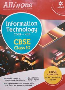 Arihant All In One Class 10th Information Technology For CBSE Exam 2024