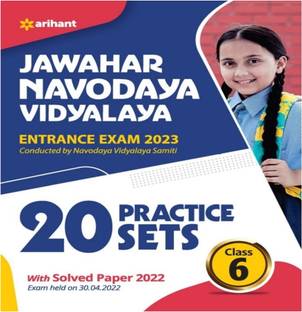 Jawahar Navodaya Vidyalaya Book Class 6 (20 Pratice Set)