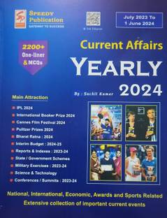 Speedy Current Affairs Yearly 2024 || July 2023 To 1st June 2024
