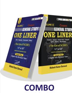 General Study One Liner Vol And Vol 2 Combo English