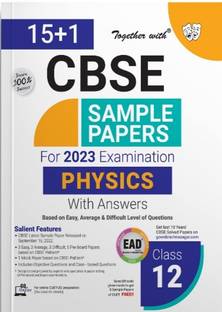 Together With Cbse Sample Papers For 2023 Examination Physics With Answers Class 12 Rachna Sagar