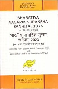 Modern's, Combo 3, New Criminal Laws (Bnss, Bns, Bsa) – Edition 2024