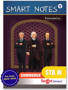 Std 11 Economics Book Smart Notes English Medium| FYJC Commerce Books Maharashtra Board | XI Eco Book Includes Smart Codes, Smart Recaps And QR Codes For Reference Content