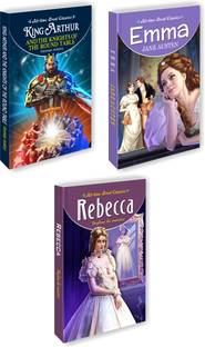 King Arthur And The Knights Of The Round Table, Emma, Rebecca | Set Of 3 All Time Great Classics By Sawan
