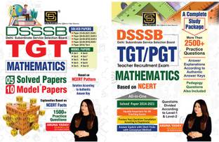 Dsssb Tgt & Pgt Math Combo: Chapterwise All-In-One + Solved/Model Papers (English)