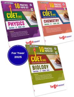 CUET Books | NTA CUET (UG) Common University Entrance Test | Physics, Chemistry And Biology (PCB) | Practice Question Paper Set With Solutions | Pack Of 3 Books