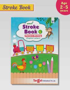 Nurture Pattern Writing And Stroke Book For Kids | Part C | 2 To 5 Year Old | Practice Standing And Sleeping Lines, Curves And ABCD Alphabet Tracing For Preschool And Nursery Children | Includes Colourful Pictures And Activities