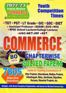 TGT/PGT/GIC/DIET/LT/NTA NET JRf Commerce Chapterwise Solved Papers (English Medium)