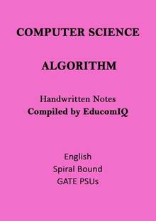Algorithm Notes Of Computer Science For GATE