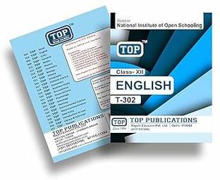 TOP NIOS Class 12 English Guide T-302 Paperback