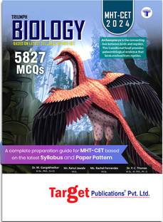 MHT-CET Triumph Biology Book For Pharmacy Entrance Exam 2024 | Based On 11th And 12th Syllabus Of Maharashtra State Board | Includes Chapterwise MCQs | Model & Previous Year Question Paper