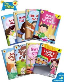 Bedtime Story Books For Kids In English | Tiny Tales - Grow Strong | Age 5 - 8 Years | Easy To Read Stories With Pictures | Set Of 8 Books
