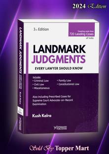Landmark Judgements Every Lawyers Should Know Edition 2024