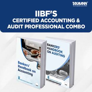 IIBF X Taxmann's Certified Accounting & Audit Professional Combo – Bankers' Handbook On Accounting And Bankers' Handbook On Auditing | Set Of 2 Books