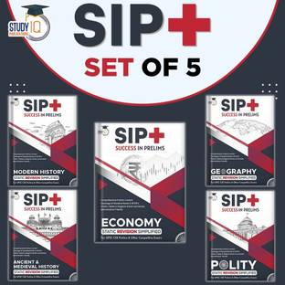 Modern History-Polity-Geography-Economy & Ancient & Medieval History Success In Prelims (SIP+) Static Revision Simplified Booklets For UPSC CSE Prelims & Other Competitive Exams By StudyIQ