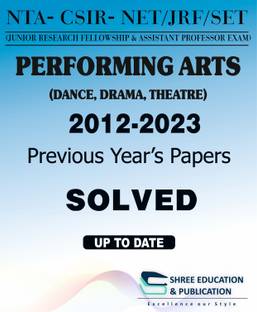 Nta Ugc Net PERFORMING ARTS (DANCE, DRAMA, THEATRE) Previous Year Paper Book | To Upto Date