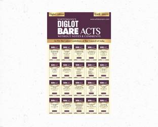 Set Of 20 Books All India Bare ExaminationDiglot Bare Act Set Of 20 Bare Acts Withouts Notes And Comments