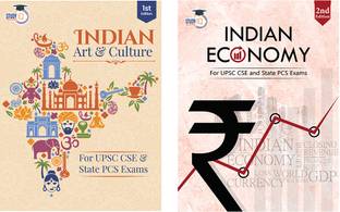 UPSC Books Combo - Indian Art And Culture, Indian Economy (Set Of 2 Books) (English, Latest Edition) For UPSC 2025 CSE Prelims & Mains