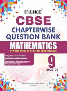 U-LIKE Class 9 Mathematics CBSE Chapterwise Question Bank 2025-26 Perfect Paperback – 19 June 2025