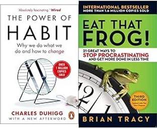 The Power Of Habit: Why We Do What We Do, And How To Change+Eat That Frog!: 21 Great Ways To Stop Procrastinating And Get More Done In Less Time(Set Of 2books)