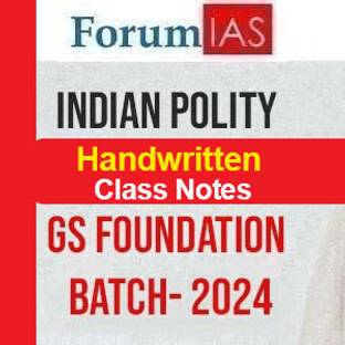 ForumIAS Indian Polity Class Notes GS Foundation Batch- 2024 English Medium Notes Paperback Photocopy (Paperback, Forum IAS) (Paperback, Forum IAS)