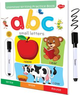 Write And Wipe Book - Abc Small Letters | By Sawan