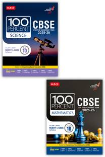 MTG CBSE Class-10 100 Percent Science, Mathematics For 2025-26 Exam (Set Of 2) | As Per Latest NCERT & CBSE Syllabus | Chapter-Wise Question Bank, Theory, Diagrams Available All In One Book