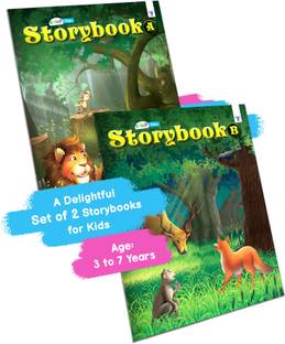 Blossom Moral Story Book For Kids 3 Years To 7 Years Old In English | Stories With Pictures | Best Bedtime Children Story Book Baby | Short Stories For Infants, Toddlers | Book A & B | Set Of 2