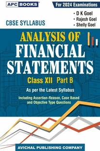 Analysis Of Financial Statements Class 12th, Part-B (Including Project Work) 2024 Edition