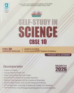 Evergreen CBSE Self Study In SCIENCE Class - 10 (MARCH 2026 EXAMS)