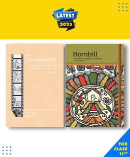 NCERT English Medium Books For Class 11(Hornbill,Snapshots) |New Latest Edition For 2025-2026 | Set Of-2 Combo