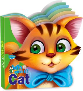 Sawan Presents 'Who Am I' Cat | Die-Cut Shape Board-Book