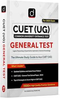 CUET (UG) General Aptitude Test Study Guide 2025 | English | Drishti CUET | Central University Exam Book