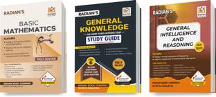 Combo Of Basic Maths, Sainik School GK And General Intelligence & Reasoning Guide Book For Class 6 Entrance Exams 2024 (AISSEE) (Set Of 3 Books, English Medium)