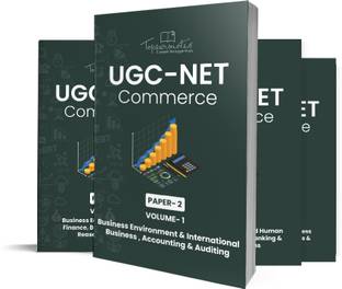 UGC-NET Commerce Study Material For Examination Set Of 4 Books