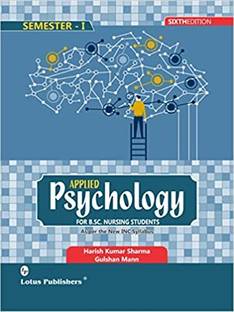 Applied Psychology For B.Sc. Nursing Students 6th Edition Perfect Paperback – 1 January 2023