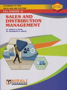 SALES AND DISTRIBUTION MANAGEMENT – MBA Marketing Management – Semester 3 (Revised Syllabus 2023-24)