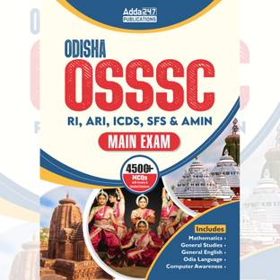 OSSSC Combined Recruitment Examination For Revenue Inspector (RI)|ICDS Supervisor|Assistant Revenue Inspector (ARI) |AMIN|Statistical Field Surveyor (SFS) Main Exam With 4500+ MCQs With Detailed Solutions
