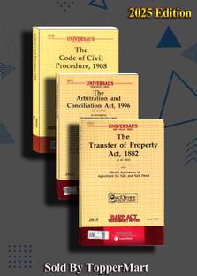 Combo Act Civil Procedure, Transfer Of Property Act And Arbitration Conciliation Act Bare Act Edition 2025