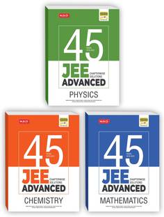 MTG 45 Years JEE Advanced Previous Years Solved Papers With Chapterwise Solutions - Physics, Chemistry & Mathematics (1978-2022), JEE Advanced PYQ For 2023 Exam (Set Of 3 Books)