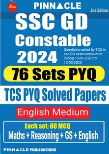 SSC GD Constable 2024: 76 TCS Sets Solved Papers English Medium