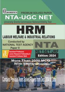 NTA UGC NET/JRF HRM Labour Law And Industrial Relations 2023-2024 Edition