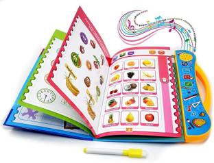 Kids E-Book 3+ Years - Earning Education Book With Sound, Educational English Reading Book For Toddlers