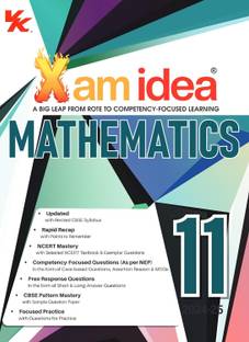 Xam Idea Mathematics Class 11 Book | CBSE Board | Chapterwise Question Bank | Based On Revised CBSE Syllabus | NCERT Questions Included | 2024-25 Exam